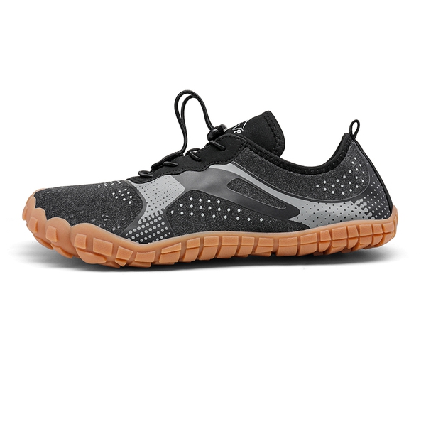 Men's Lightweight Water Shoes - BLACK GREY BROWN - 1